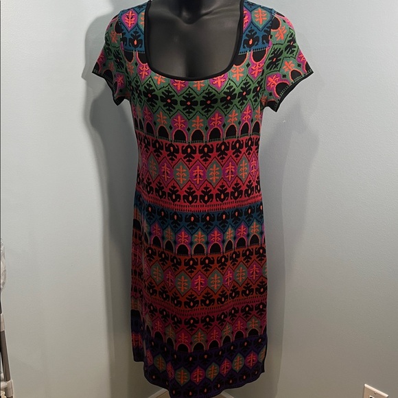 Peruvian Connection Dresses & Skirts - Peruvian Connection Multicolored Sweater Dress